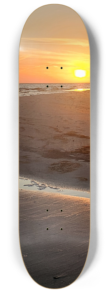 Golf coast sunset. #3 8-1/4 Skateboard Deck