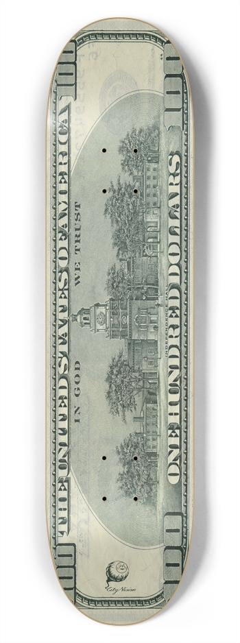 $100 7.75 7-3/4 Skateboard Deck