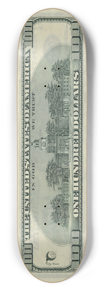 $100 8.50 8-1/2 Skateboard Deck