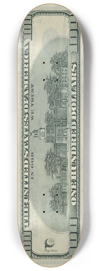 $100 8.25 8-1/4 Skateboard Deck