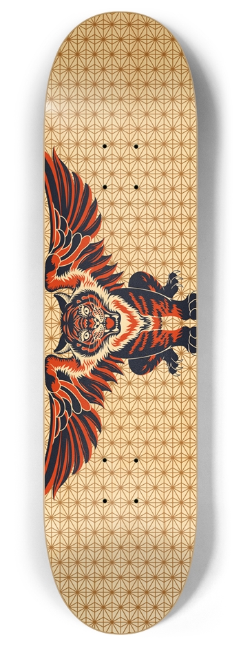Winged Tiger 8 Inch Skateboard Deck
