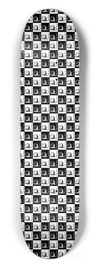 Checkered Logo 7.50 7-1/2 Skateboard Deck
