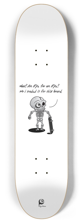 Eye For An Eye 8.00 8 Inch Skateboard Deck
