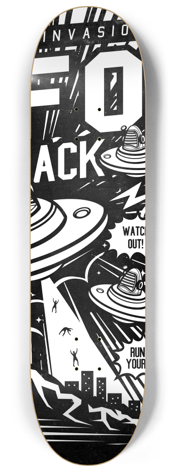 UFO ATTACK 2 decks Wall Series #2 8-1/4 Skateboard Deck