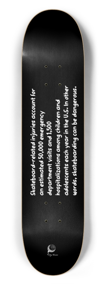 Dangerous 7.50 7-1/2 Skateboard Deck