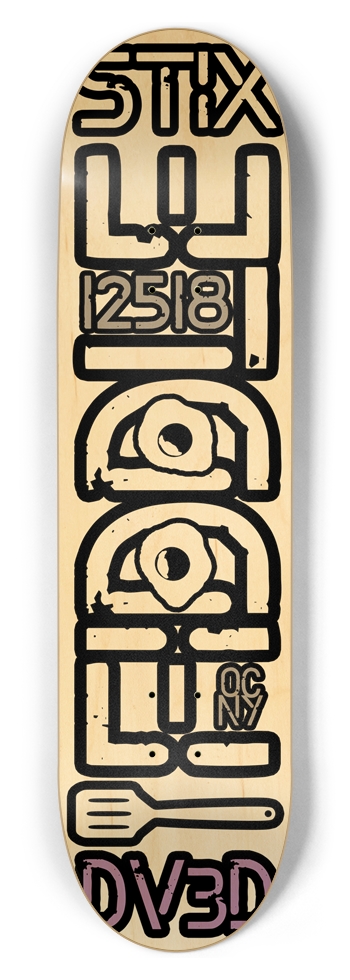 DARK VOL - FIDDLE PRO (NAKED) 8-1/2 Skateboard Deck