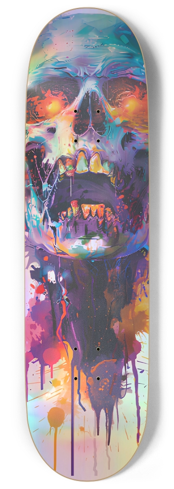Zombay Holographic 9" Skateboard Deck 9 Inch Skateboard