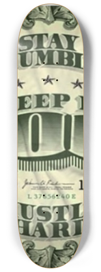 Hustle Hard #2 8-1/4 Skateboard Deck