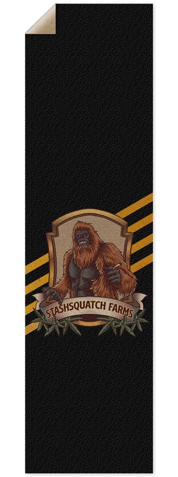 Vintage Stashsquatch Farms Griptape 9 x 33 Inch Griptape