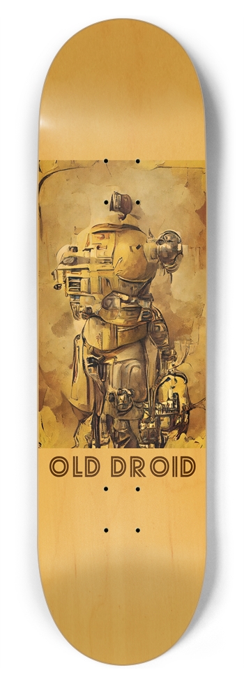 Old Droid 8-3/4 Inch Skateboard