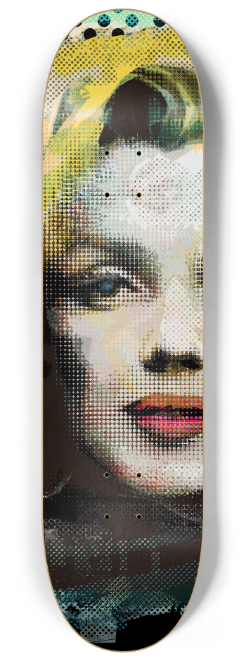 Marilyn Halftones 3 decks Wall Series #2 8-1/4 Skateboard Deck