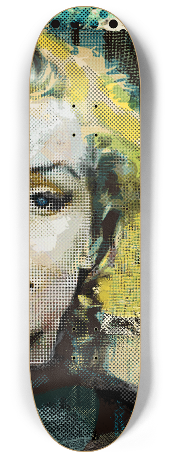 Marilyn Halftones 3 decks Wall Series #3 8-1/4 Skateboard Deck