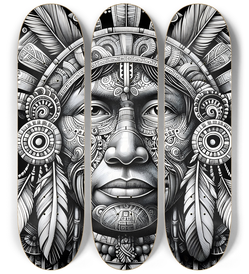 Maya Ancestor 3 decks Wall Series 3 Deck Wall Series
