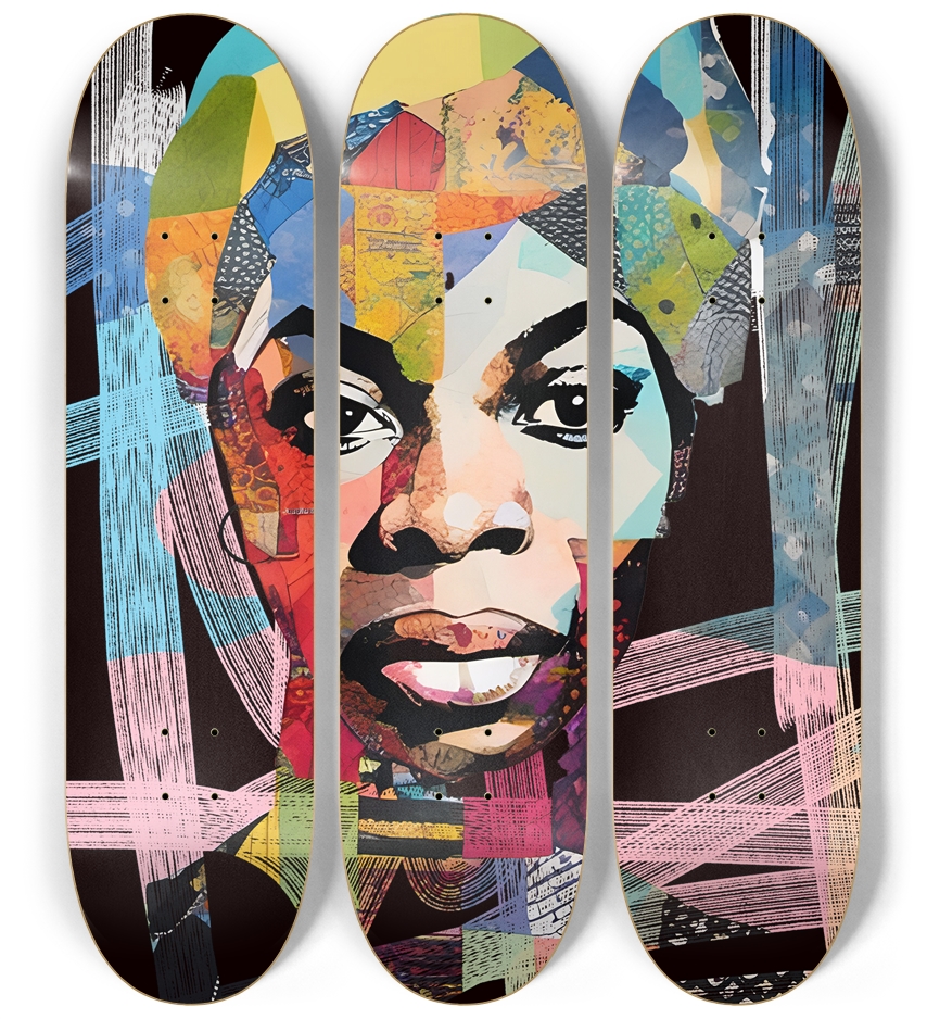 Nina Simone 3 decks Wall Series 3 Deck Wall Series