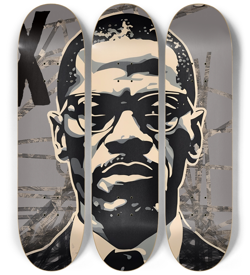 Malcom X 3 decks Wall Series 3 Deck Wall Series