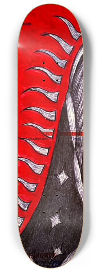 Virgen De Guadalupe #1 8-1/4 Skateboard Deck