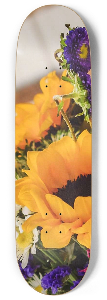 Floral 9 Inch Skateboard