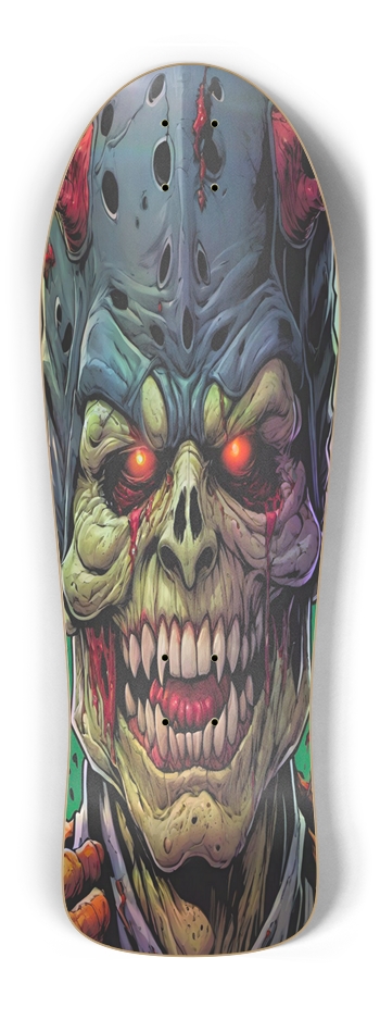 Retro Frankie Zombie Drip Screaming Monkey Drop Old School Shape