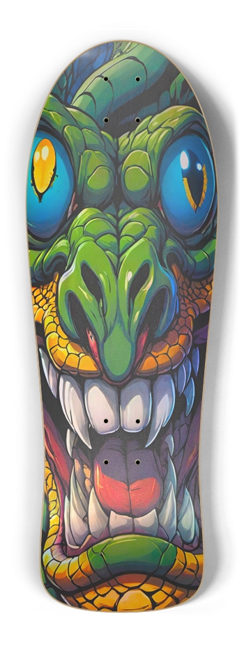 Retro Snake Eyes Killer Screaming Monkey Old School Shape