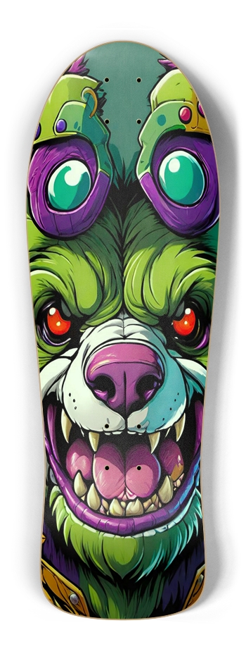 Retro ScareBear Screaming Monkey Drop Old School Shape