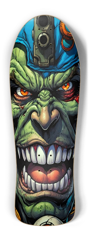 Retro Frankie Screaming Monkey Drop Old School Shape