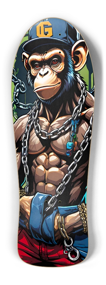 Big Bad Monkey Deck Old School Shape