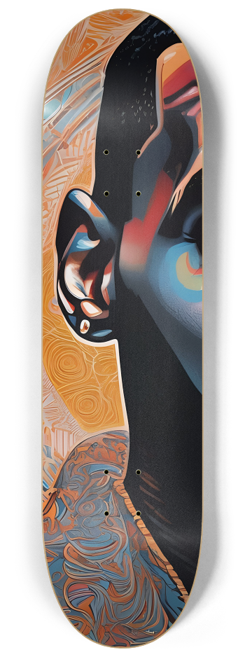 Basketball legend 3 decks Wall Series #1 8-1/4 Skateboard Deck