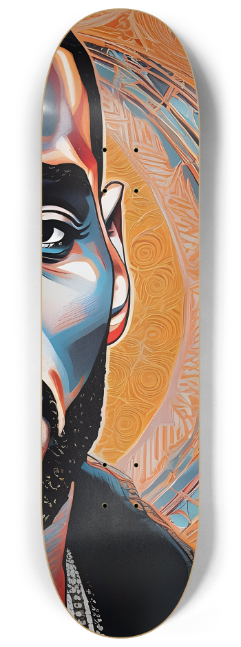 Basketball legend 3 decks Wall Series #3 8-1/4 Skateboard Deck