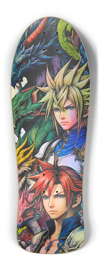 Retro Frankie FF Trick 01 Skateboard Old School Shape