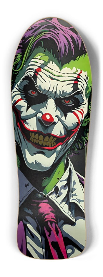 Retro Frankie Clown Business 01 Skateboard Old School Shape