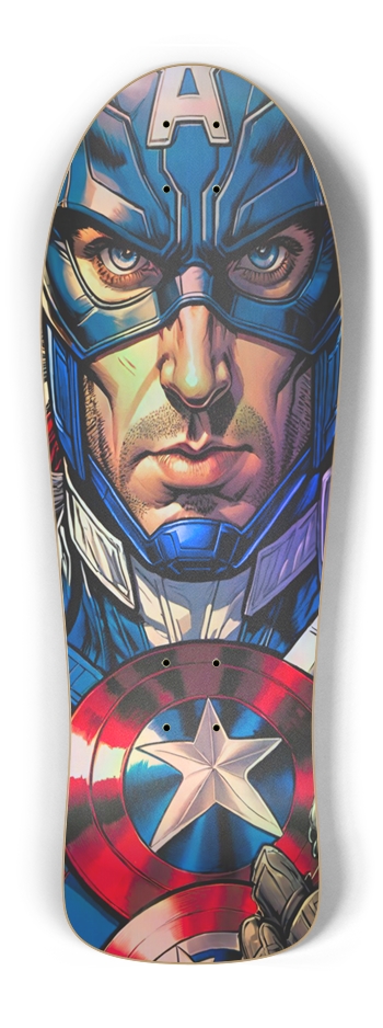 Retro Frankie Murica ONE Hologram Deck Old School Shape