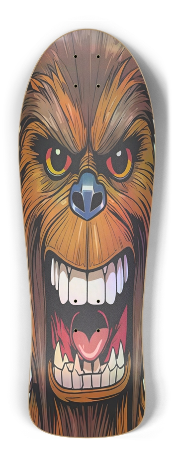 Retro Frankie - Damn Wookies Hologram Deck Old School Shape