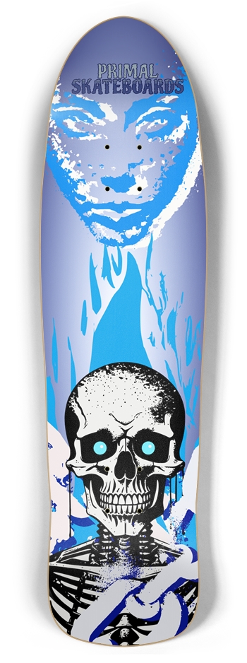 Skeleton  retro rocket deck Retro Rocket