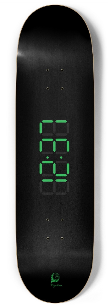 Clock Green 9.00 9 Inch Skateboard