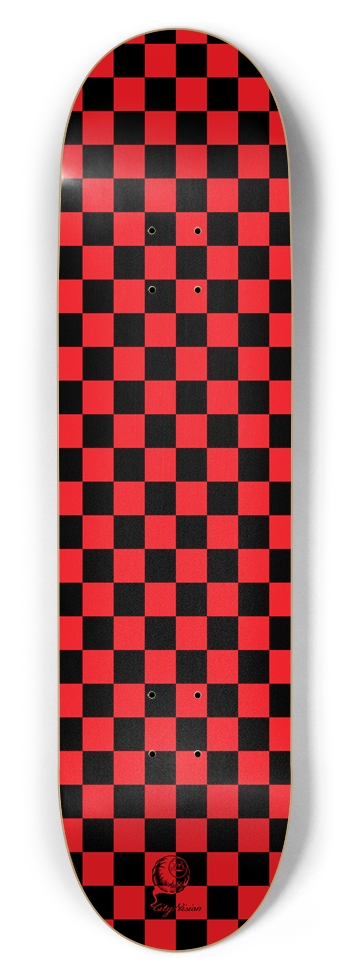 Checkered Red 8.50 8-1/2 Skateboard Deck