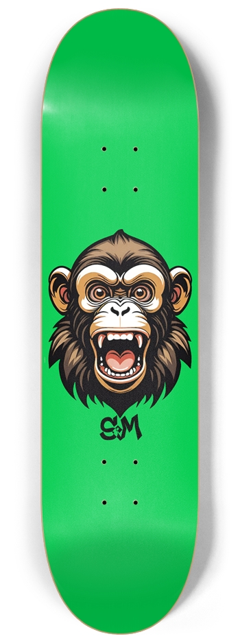 Big Bad Monkey SM Logo Deck 8-1/4 Skateboard Deck