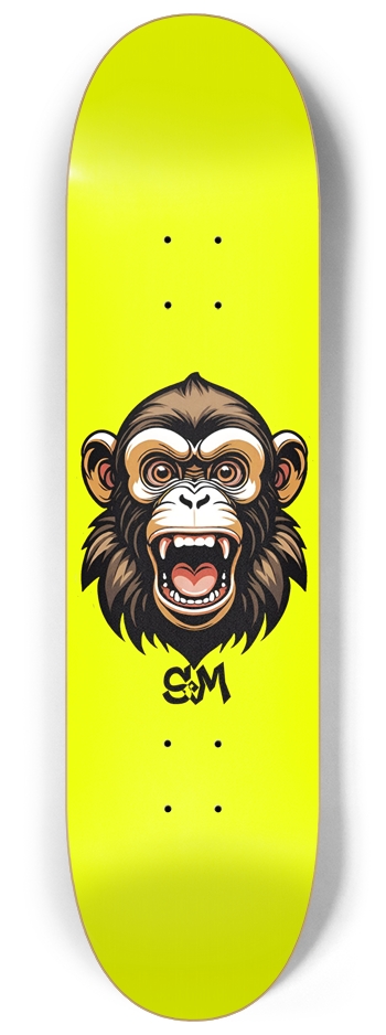 Big Banana Screamer Logo Deck 8-1/4 Skateboard Deck