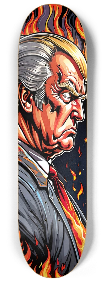 Frankie Flames Trump Deck 8-1/4 Skateboard Deck