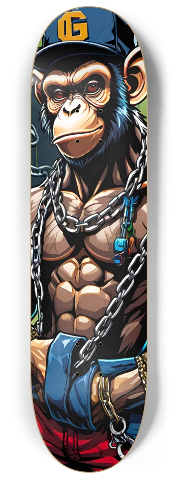 Big Bad Monkey Deck 8-1/4 Skateboard Deck