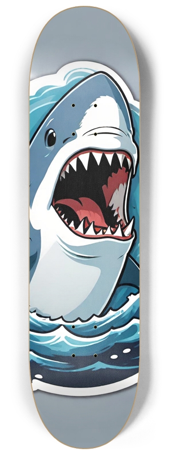 Sharky Shark One Deck 8-1/4 Skateboard Deck