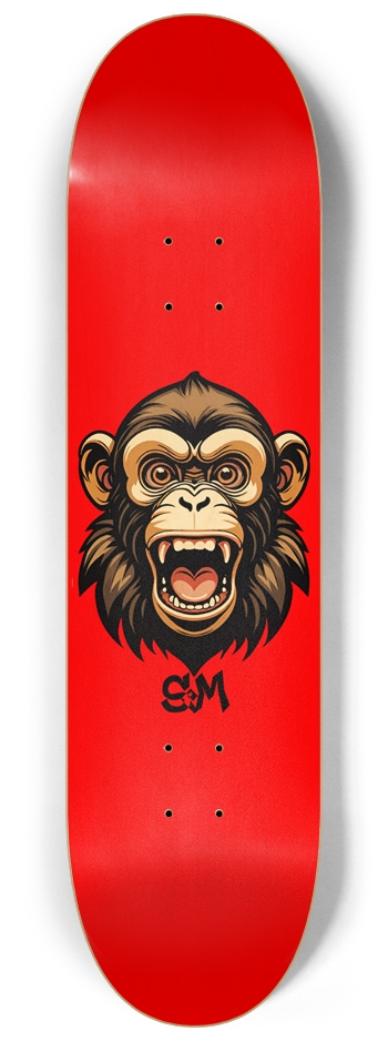 Karen Screaming Monkey Log Deck 8-1/4 Skateboard Deck