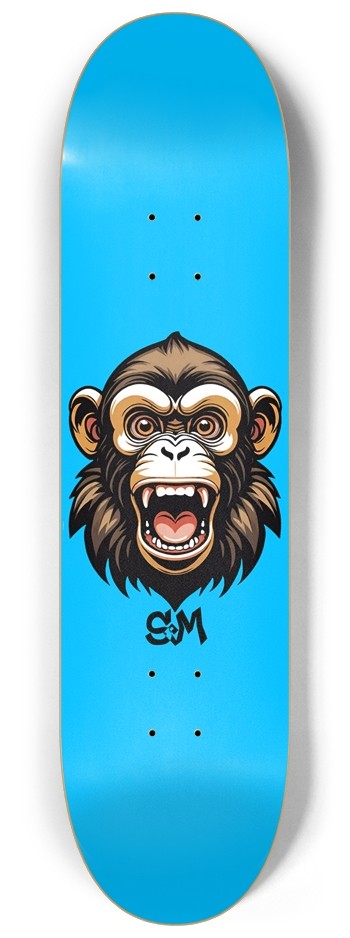 Big Bad Monkey SM Logo Deck 8-1/4 Skateboard Deck