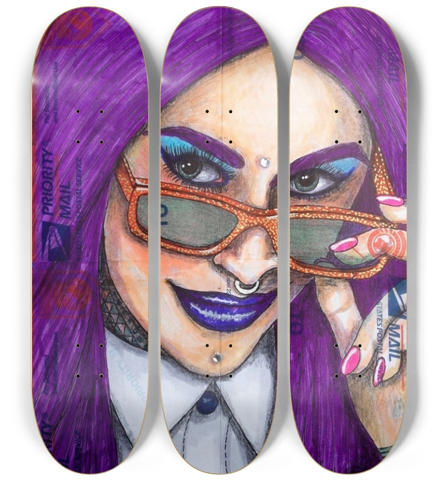 Lady Joker 3 Deck Wall Series