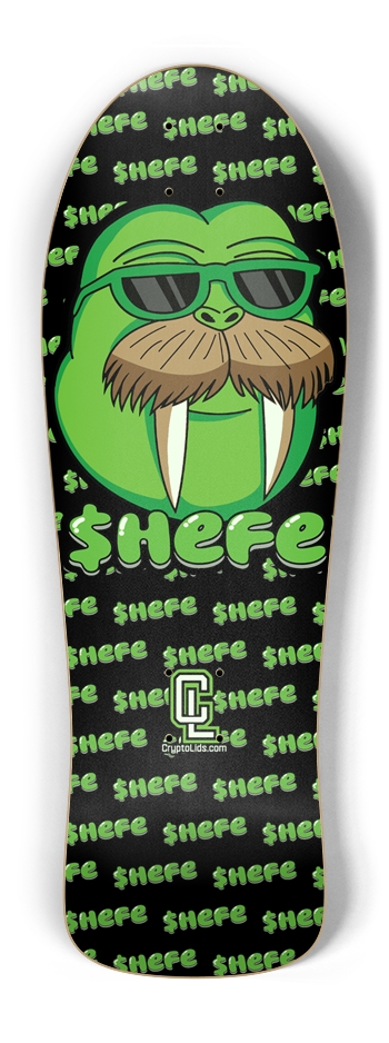 $HEFE RIDES Skateboard Old School Shape