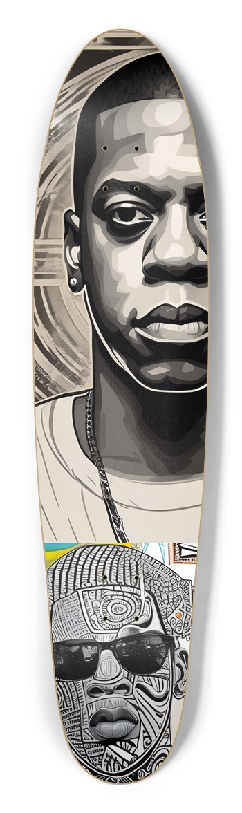 Rapper'z Graffiti Longboard Longboard Shape