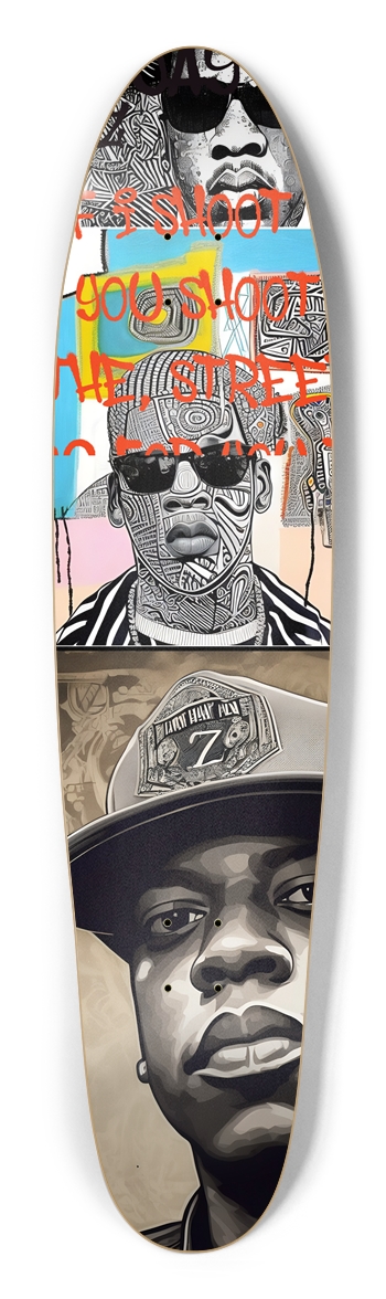 Rapper'Z Shoot Longboard Longboard Shape