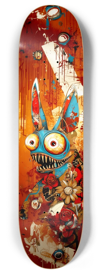 Rabbit monster Custom Skateboard 8 Inch Skateboard Deck