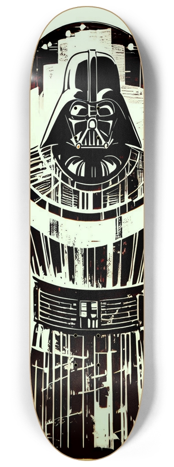 Rebel Scum Distressed Dark Side Trap One Deck 8-1/4 Skateboard Deck