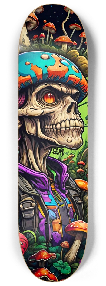 Retro Shroomed Trap ONE Deck 8-1/4 Skateboard Deck