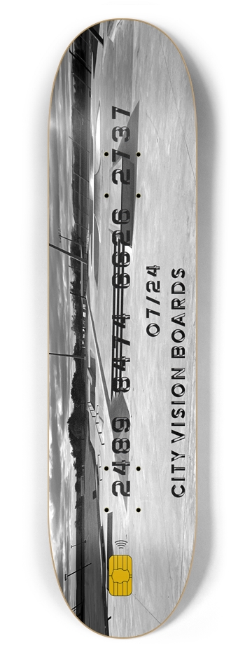 Credit Card 2 7.62 7-5/8 Skateboard Deck